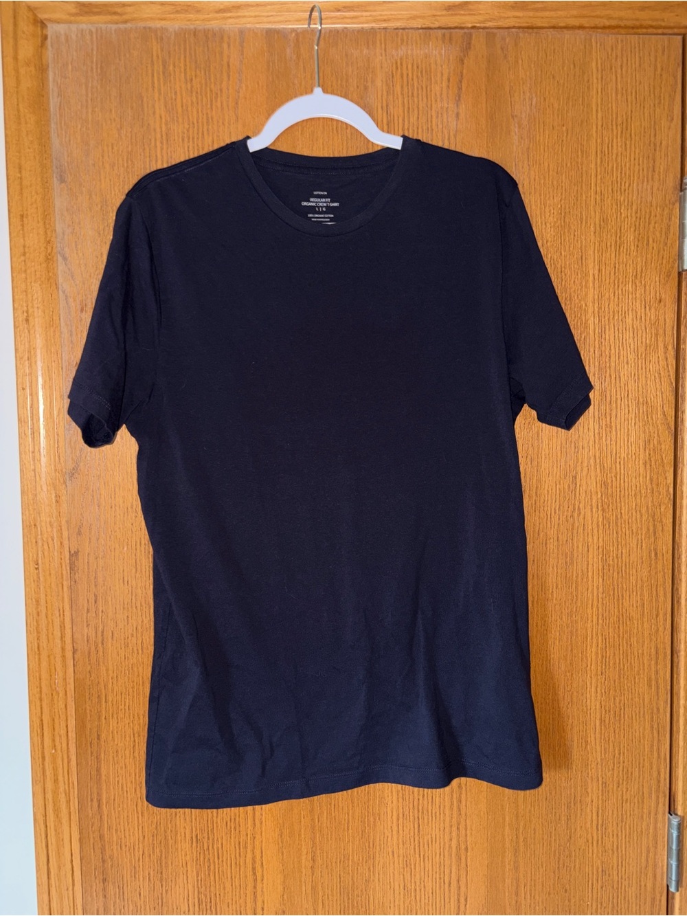 Cotton On Men’s Regular Fit Organic Crew T-Shirt - Charcoal Gray